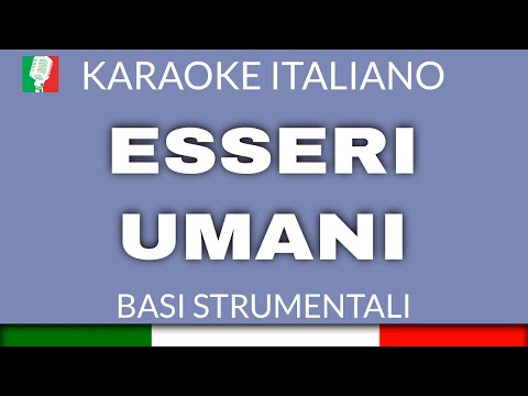 MARCO MENGONI - ESSERI UMANI - KARAOKE - STRUMENTI REALI [base karaoke italiano]