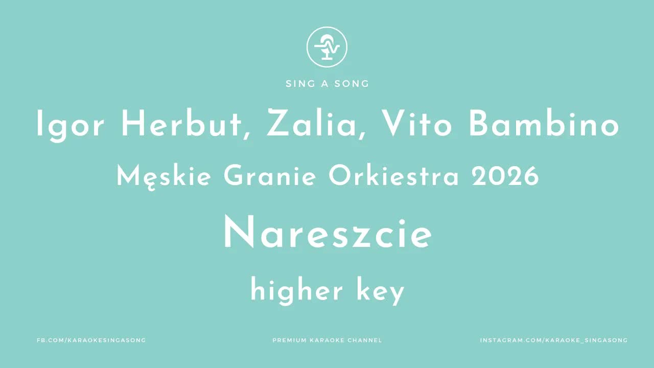 Męskie Granie 2026 (Igor Herbut, Zalia, Vito Bambino) - Nareszcie Higher Key