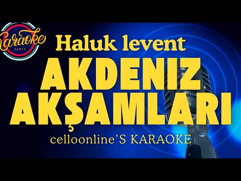 Haluk Levent - Akdeniz Akşamları | Karaoke Altyapı (%100 Orijinal)