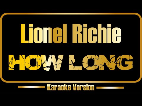 Lionel Richie - How Long