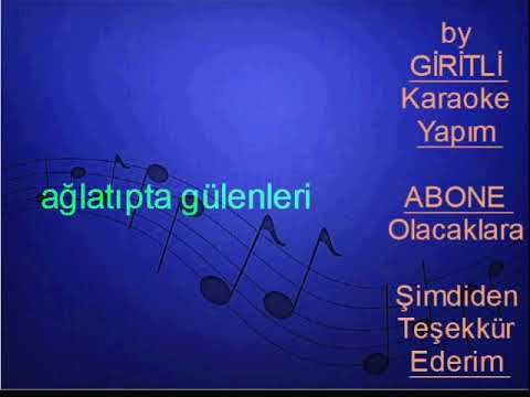 KÜÇÜK Emrah:Sen affetsen ben affetmem.Karaoke.