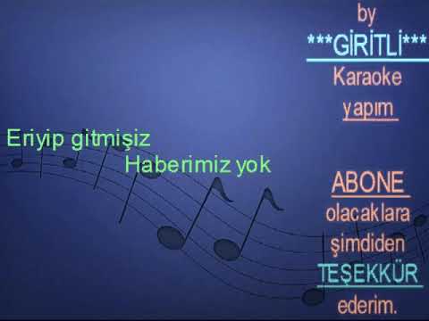 Müslüm Gürses:Haberimiz yok : Orjinal Karaoke: