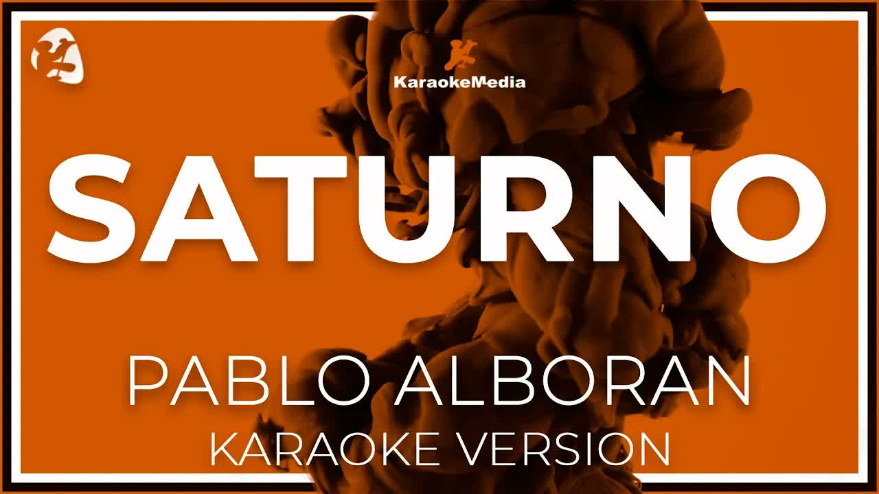 Saturno - Pablo Alboran - LETRA