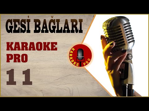 Gesi Bağları Stüdyo Karaoke | 2024 Türkü Karaokeler