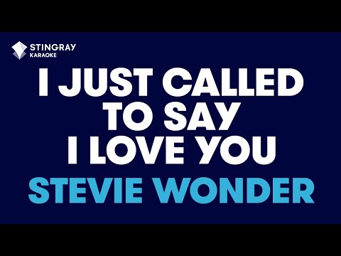 Stevie Wonder - I Just Called To Say I Love You