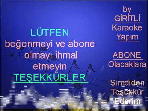 MÜSLÜM.GÜRSES..Kimbilir kaç kişi..Orjinal KARAOKE...