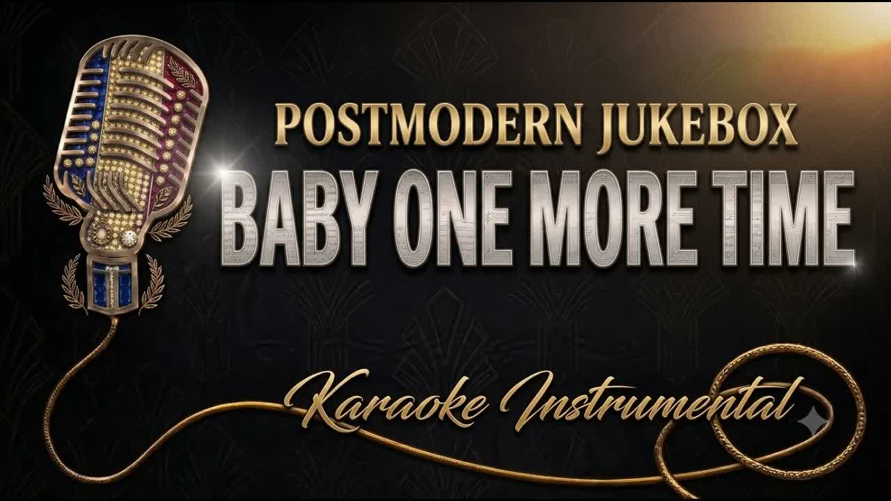 PMJ - Baby One More Time | Jazz Swing | Karaoke Instrumental