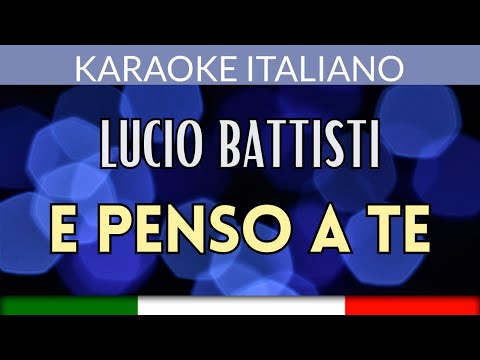 Lucio Battisti - E penso a te Italiano