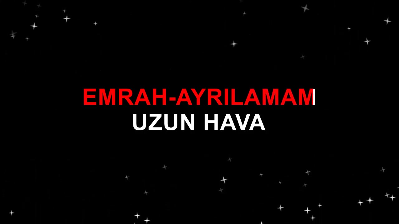 EMRAH AYRILAMAM YENİ VERSİYON