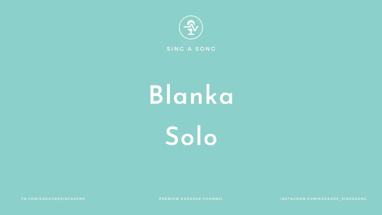 Blanka - Solo