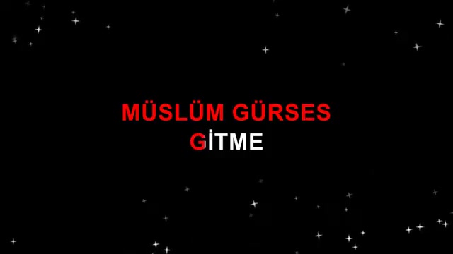 Müslüm Gürses GİTME ALT VOKALLİ