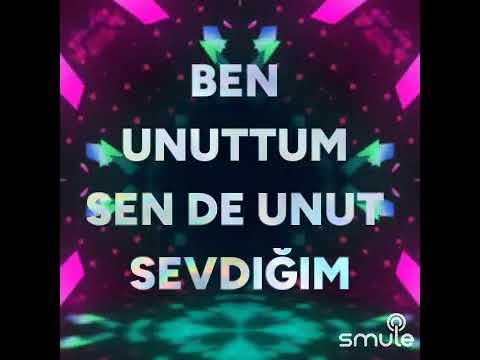 Ben unuttum sende unut sevdiğim
