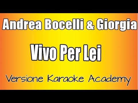 Andrea Bocelli e Giorgia - Vivo per lei