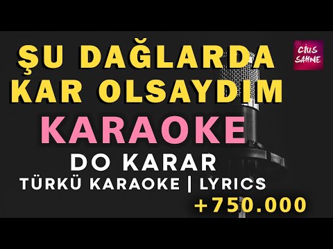 Şu Dağlarda Kar Olsaydım - Canlı Bağlama Do