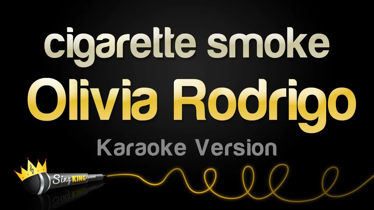 Olivia Rodrigo - cigarette smoke