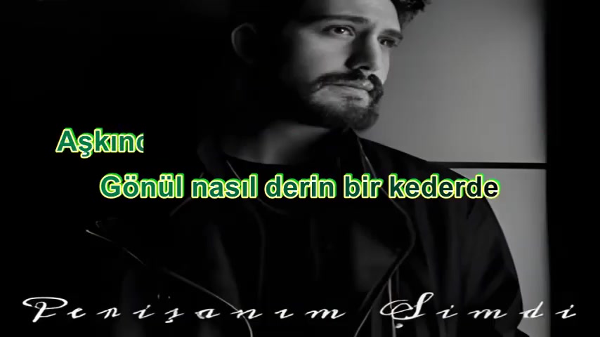 Perişanım Şimdi - Ahmet Mungan Orijinal | KARAOKE (Lyrics / Altyapı