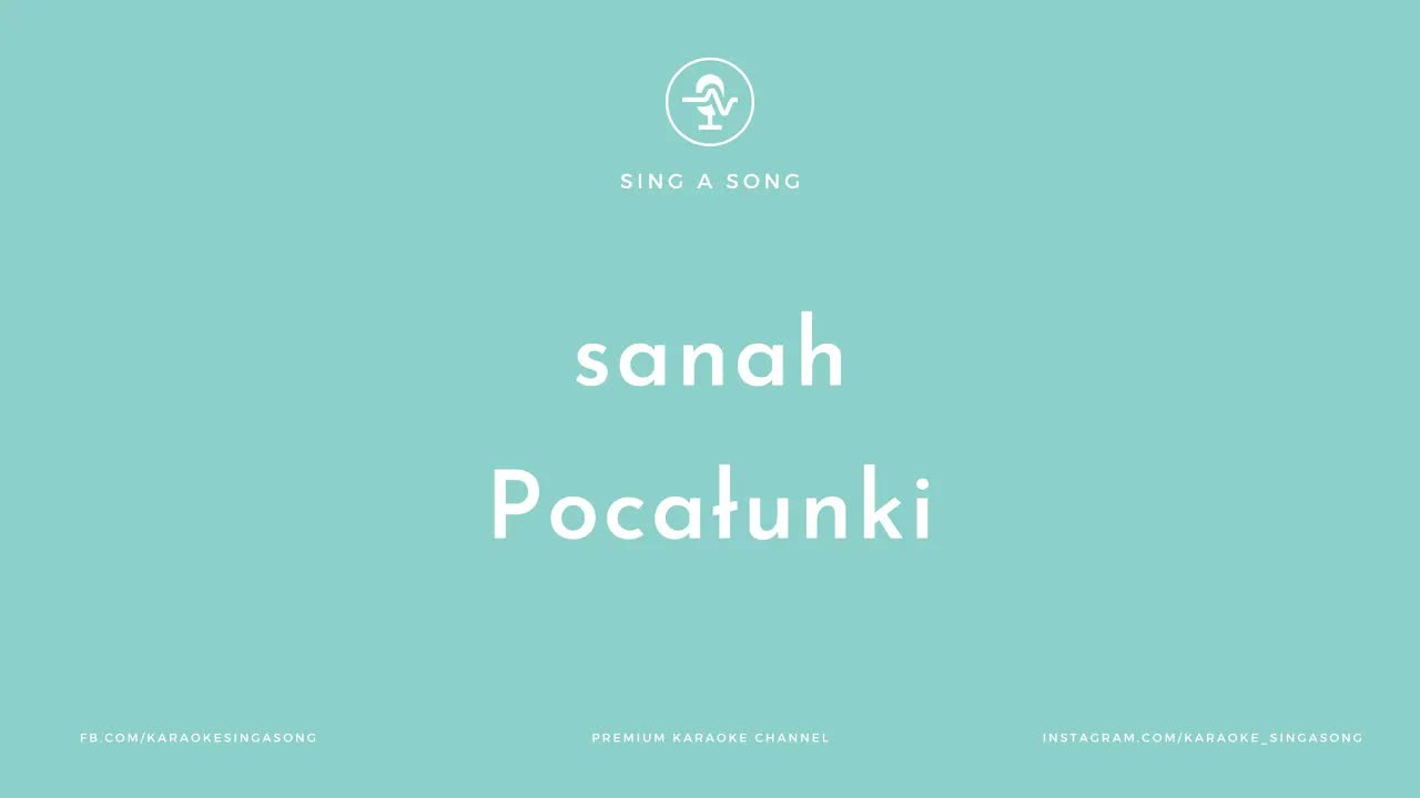 sanah - Pocałunki (M. Pawlikowska-Jasnorzewska)