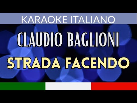 Claudio Baglioni - Strada facendo | Karaoke con testo Basi musicali italiane
