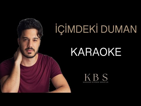 İlyas Yalçıntaş - İçimdeki Duman | (Akustik Karaoke - Kalın ve İnce Ton)
