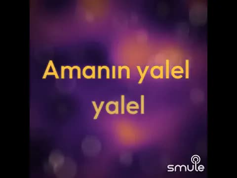 Amanın yalel yalel