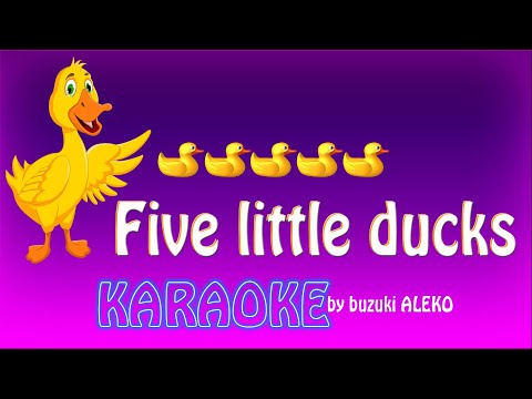 Five Little Ducks Karaoke for Kid's