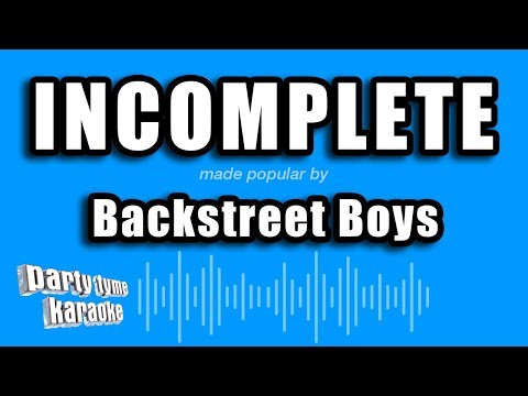 Backstreet Boys - Incomplete
