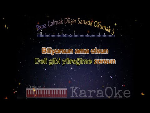 Deli Gibi Yüreğime Zorsun Karaoke (Yiğit Mahzuni-Bilal Hancı)