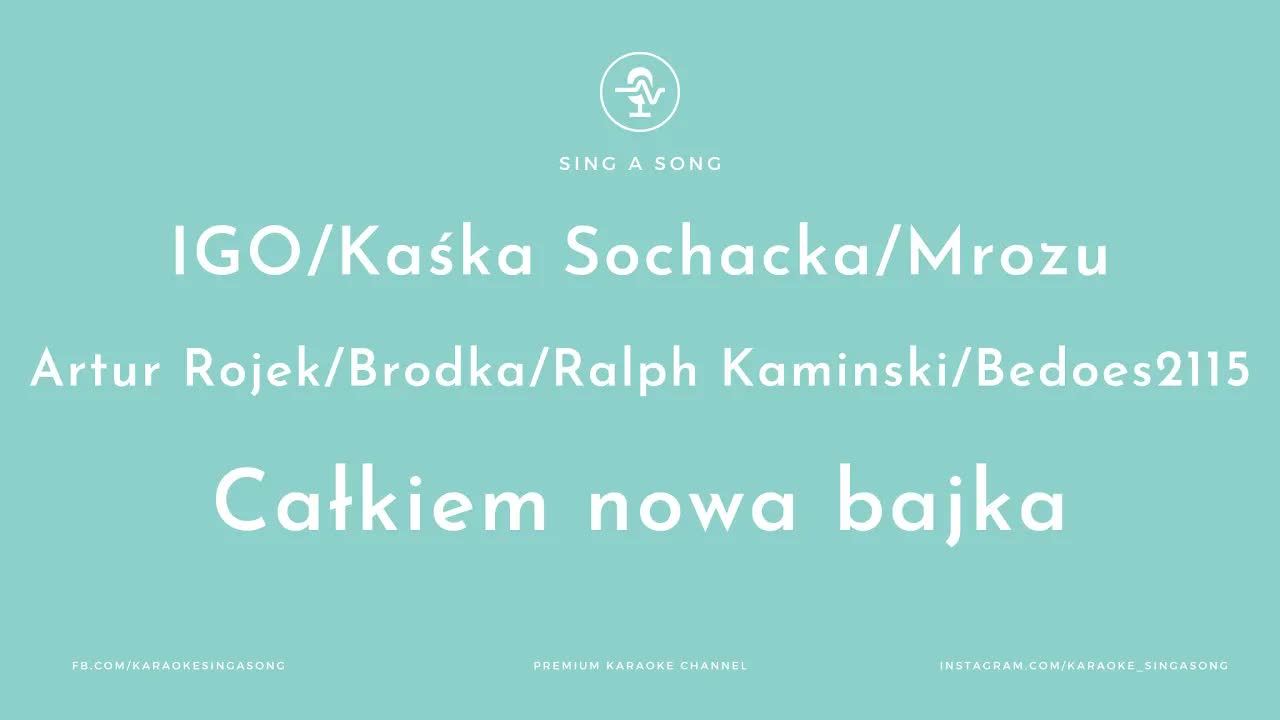 IGO/Kaśka Sochacka/Mrozu/Artur Rojek/Brodka/Ralph Kaminski-Całkiem Nowa Bajka