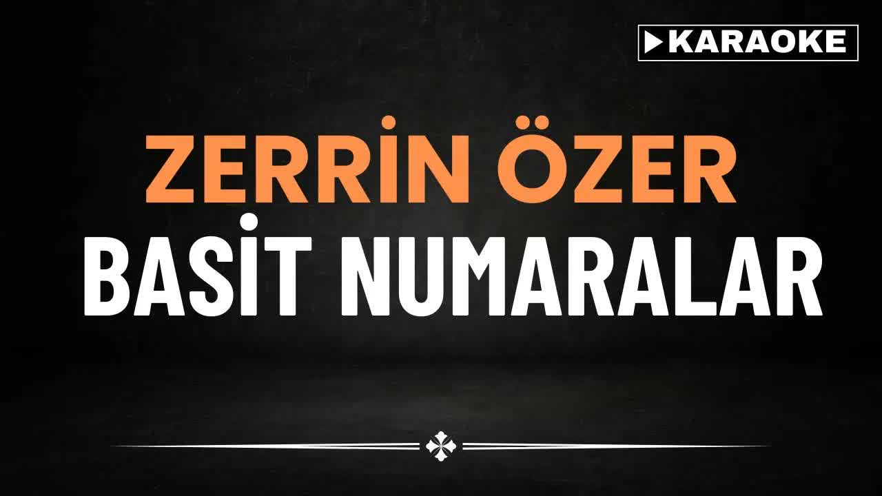 Zerrin Özer - Basit Numaralar
