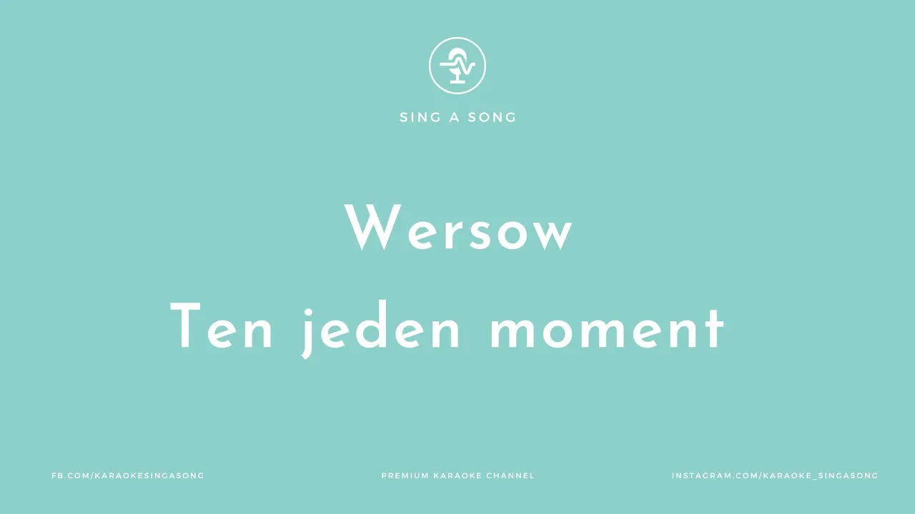 Wersow - Ten jeden moment