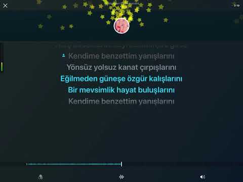 Bahçede Sertap erener